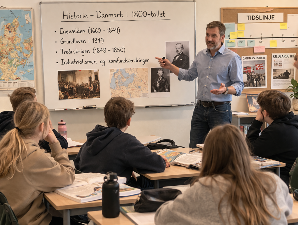 Lektiehjælp til historie i folkeskolen