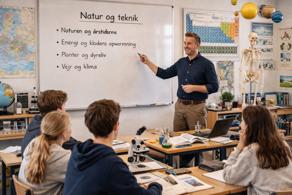 Lektiehjælp til natur og teknik i folkeskolen