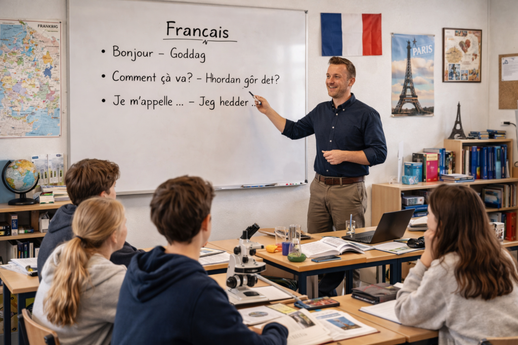 Lektiehjælp til fransk i folkeskolen