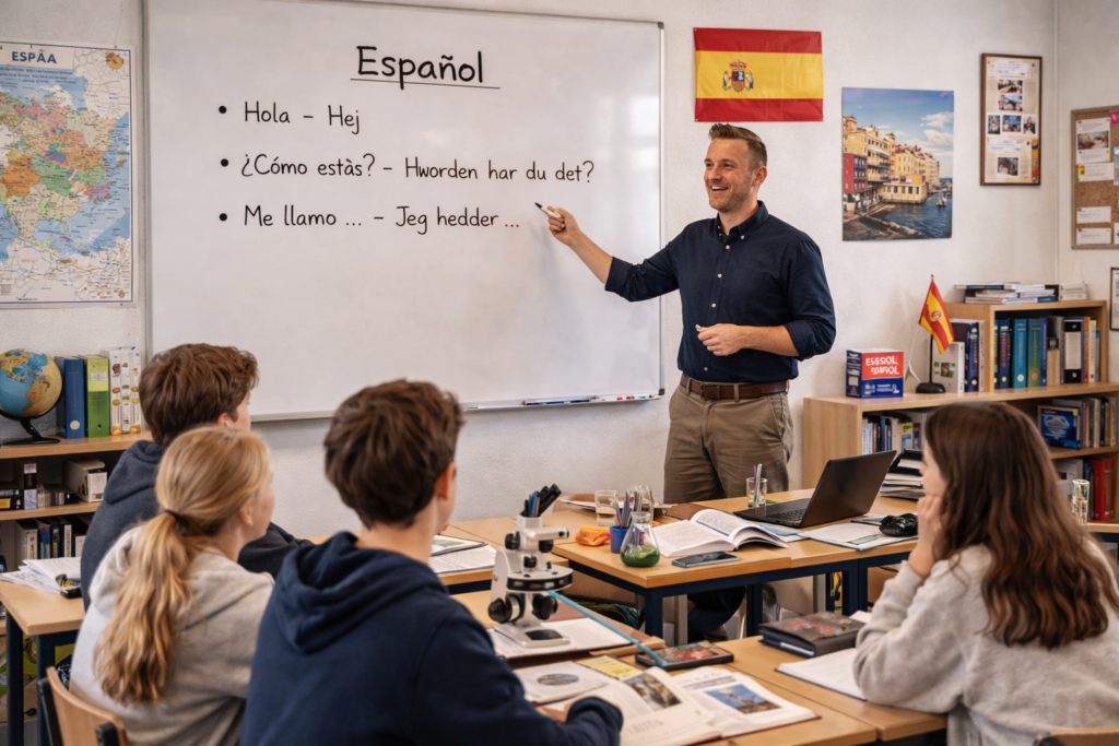 Lektiehjælp til spansk i folkeskolen