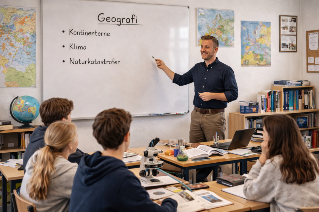 Lektiehjælp til geografi i folkeskolen
