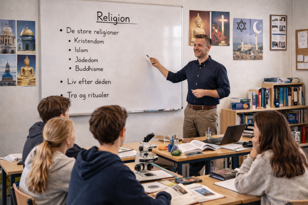 Lektiehjælp til relegion i folkeskolen