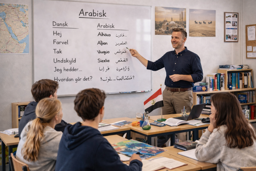 Lektiehjælp til arabisk i folkeskolen