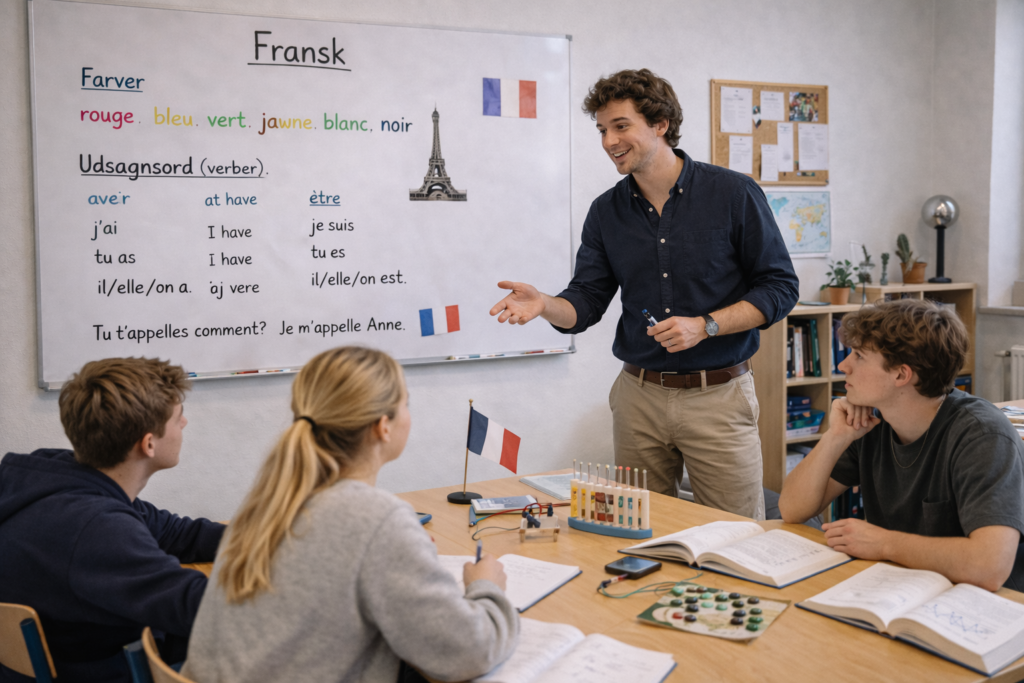 Lektiehjælp til fransk i gymnasiet