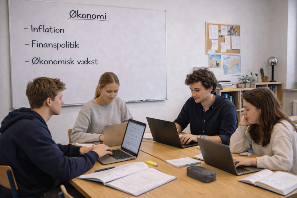 Lektiehjælp til økonomi i gymnasiet