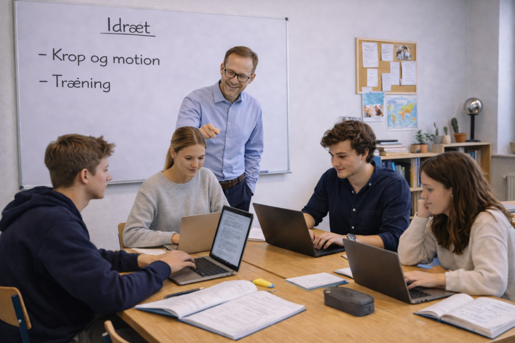 Lektiehjælp til idræt i gymnasiet