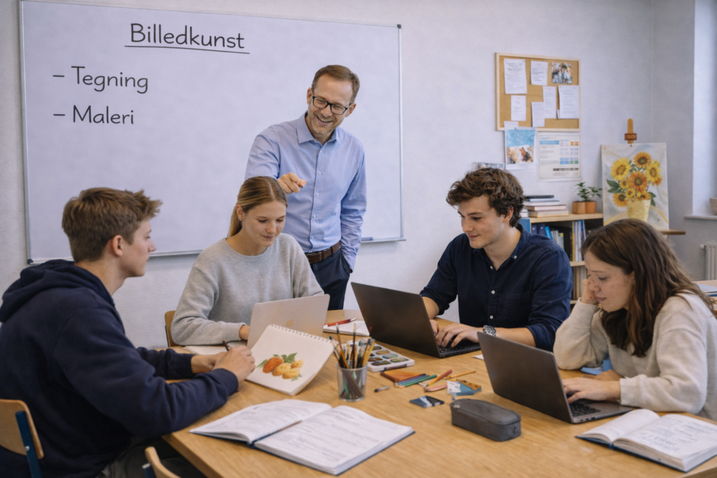Lektiehjælp til Billedekunst i gymnasiet