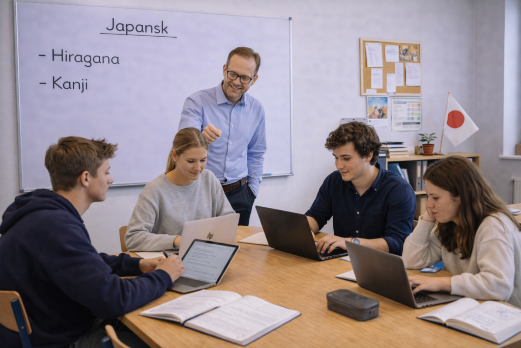 Lektiehjælp til japansk i gymnasiet