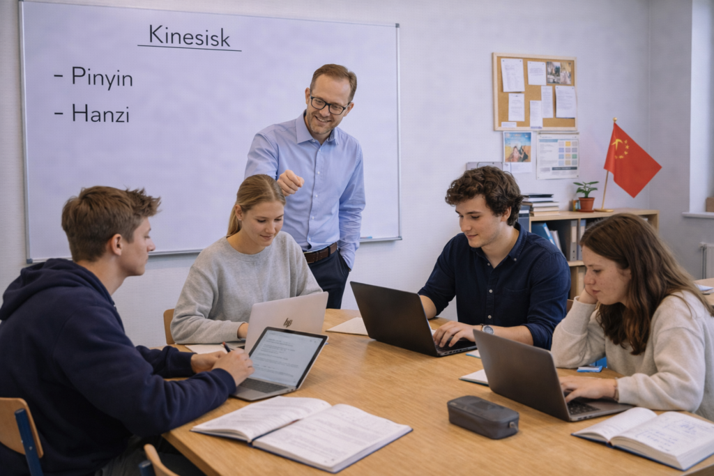 Lektiehjælp til kinesisk i gymnasiet